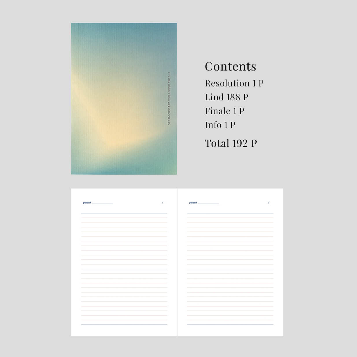 Life & Pieces Notebook A5_Ruled