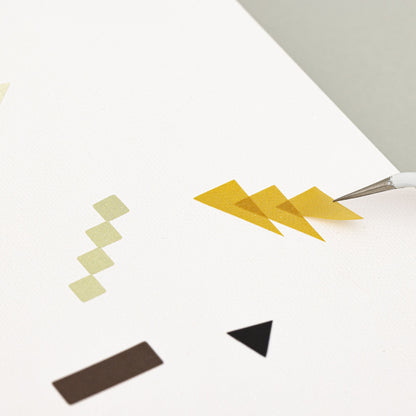 Life & Pieces Shape Sticker Set (Triangle/Square)