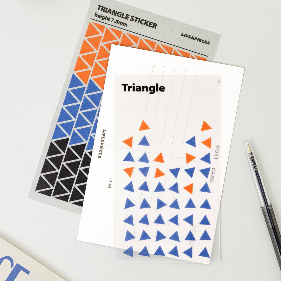 Life & Pieces Shape Sticker Set (Triangle/Square)