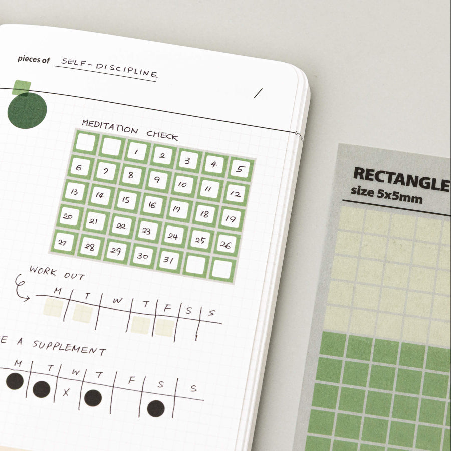 Life & Pieces Shape Sticker Set (Triangle/Square)