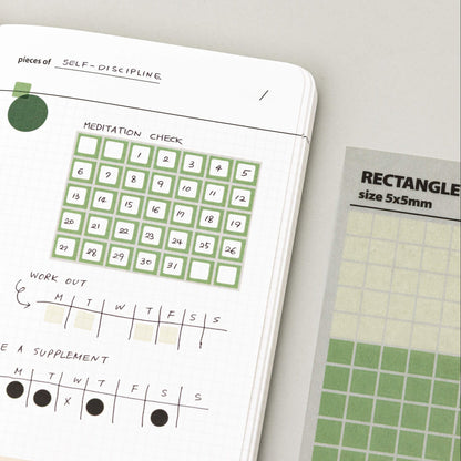 Life & Pieces Shape Sticker Set (Triangle/Square)