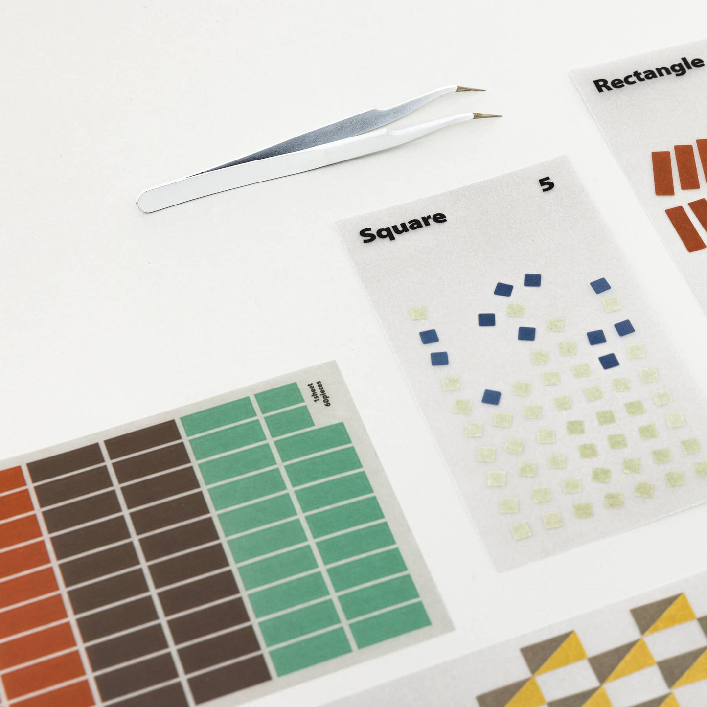 Life & Pieces Shape Sticker Set (Triangle/Square)