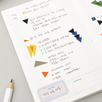 Life & Pieces Shape Sticker Set (Triangle/Square)