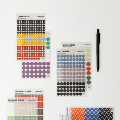 Life & Pieces Shape Sticker Set