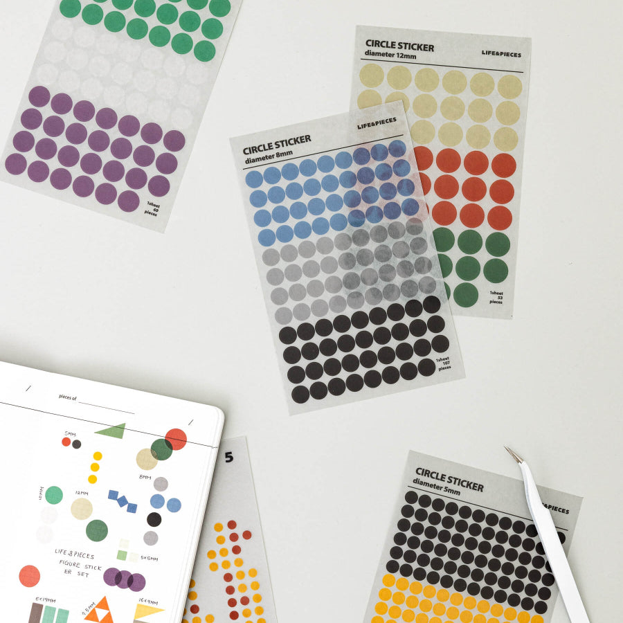 Life & Pieces Shape Sticker Set