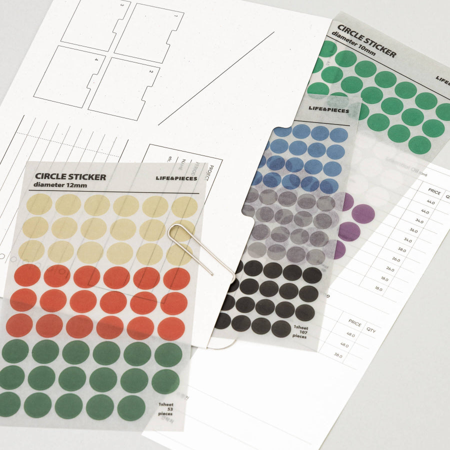 Life & Pieces Shape Sticker Set