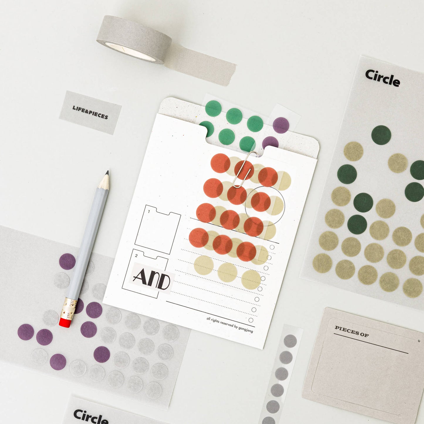 Life & Pieces Shape Sticker Set