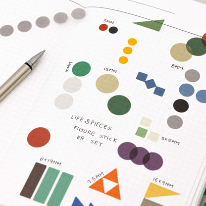 Life & Pieces Shape Sticker Set