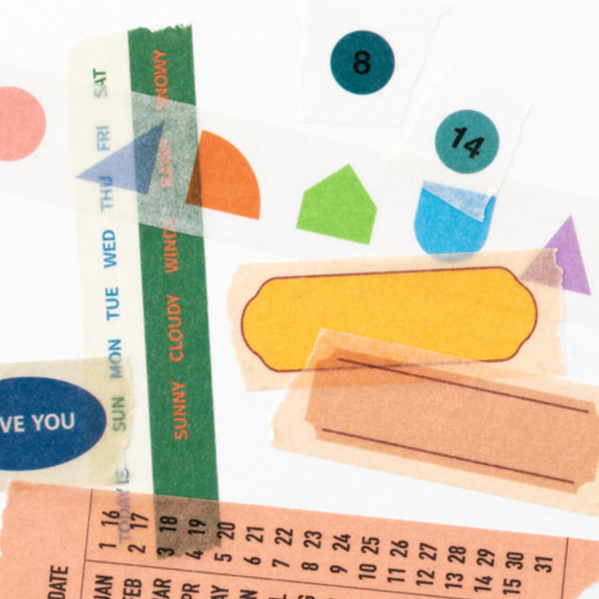 Life & Pieces Daily Paper Tape