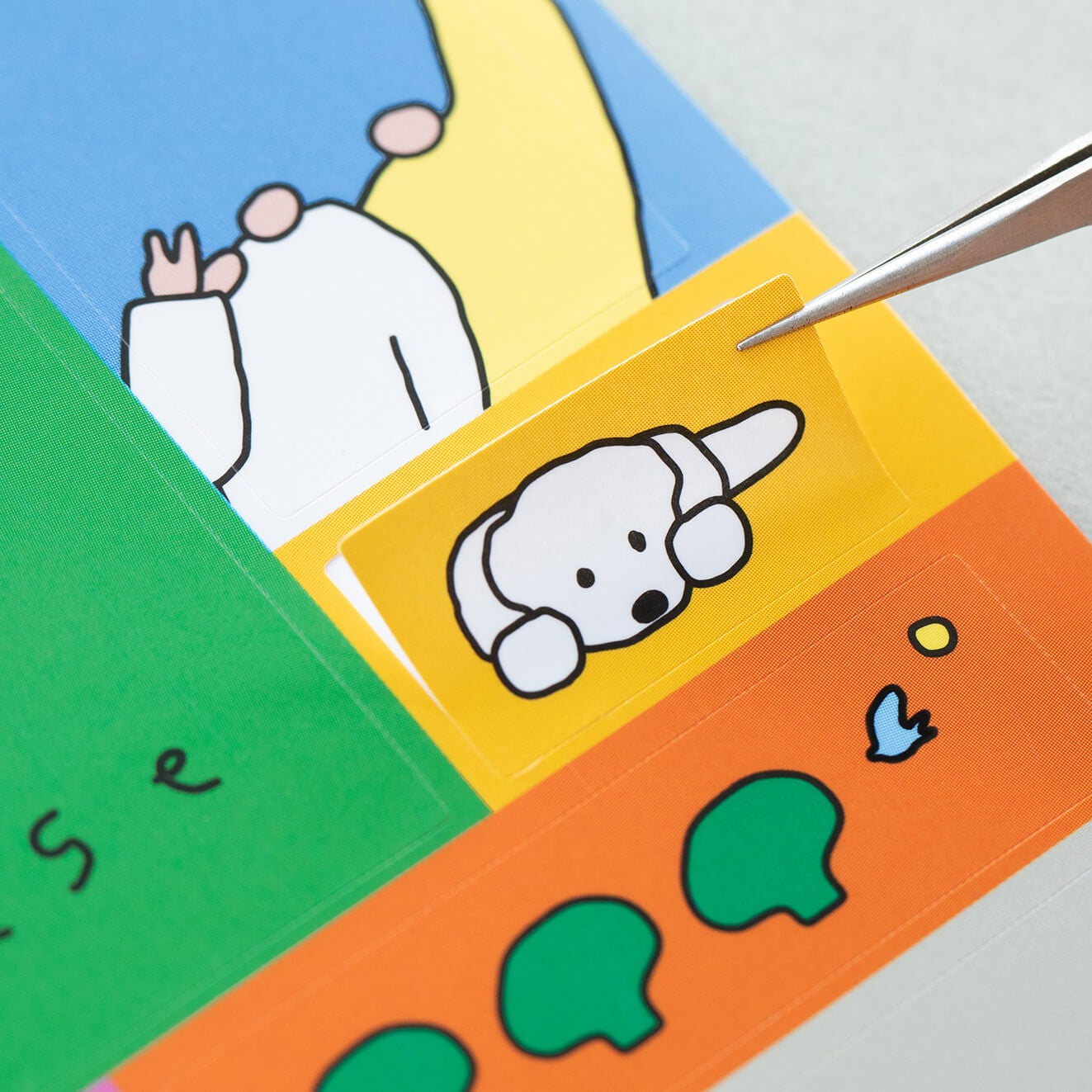 Drawing Square Sticker Set