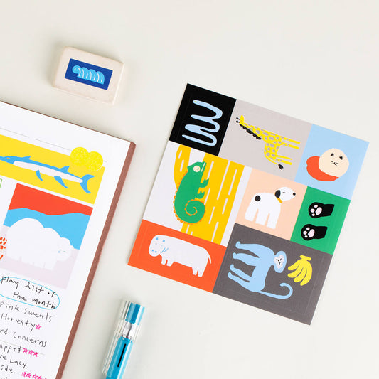 LITTLE THINGS Removable Square Sticker Set