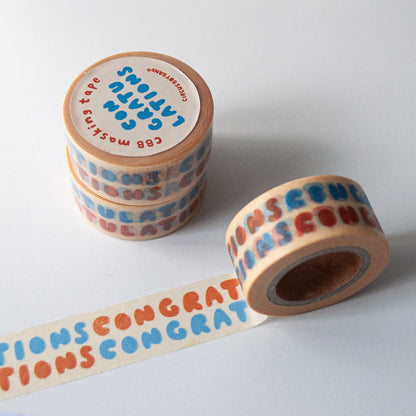 Masking Tape_Congratulations