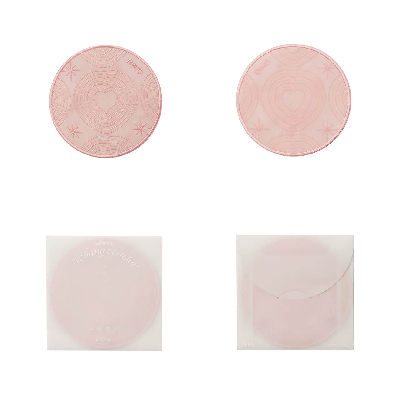 Nobang Coaster_Rose Pink