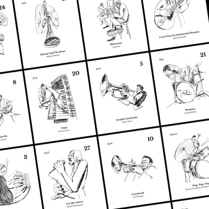 Jazz & Drawings Calendar Vol. 1