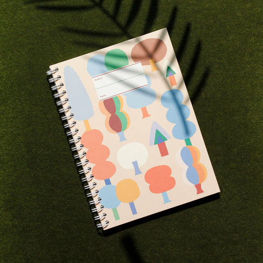 Spiral Notebook_Color Tree