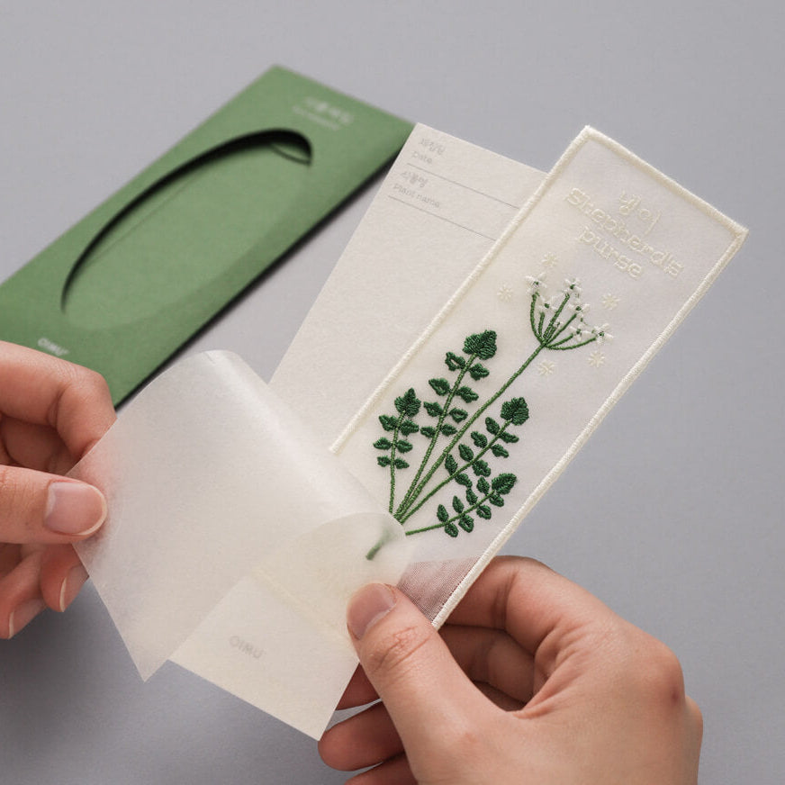 Plant Collecting Bookmark_Shepherd's Purse