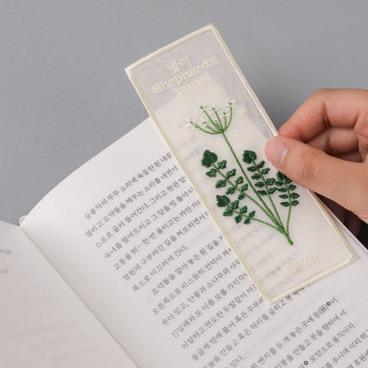 Plant Collecting Bookmark_Shepherd's Purse