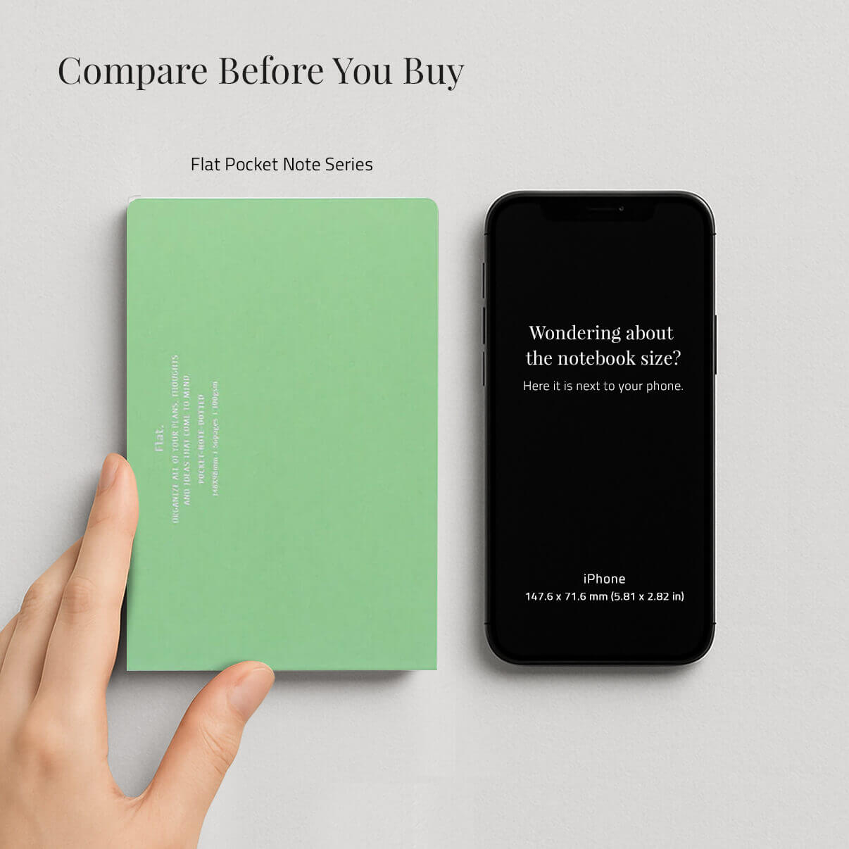 Flat Pocket Note / Dotted