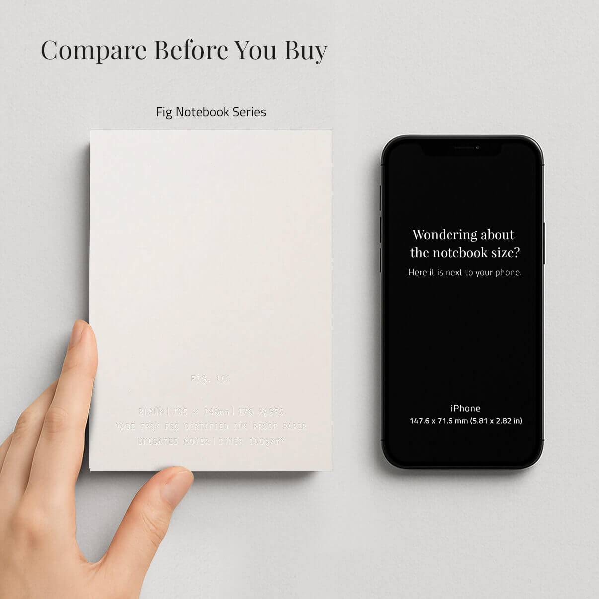 Fig Notebook_101 Blank (Fountain Pen Friendly)