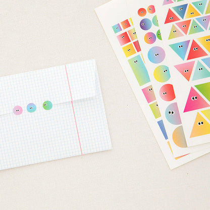 Somsom Gradient Sticker Set (10 Sheets)