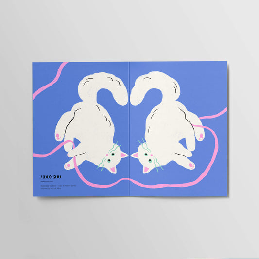 Cats and Ribbons Greeting Card_PR