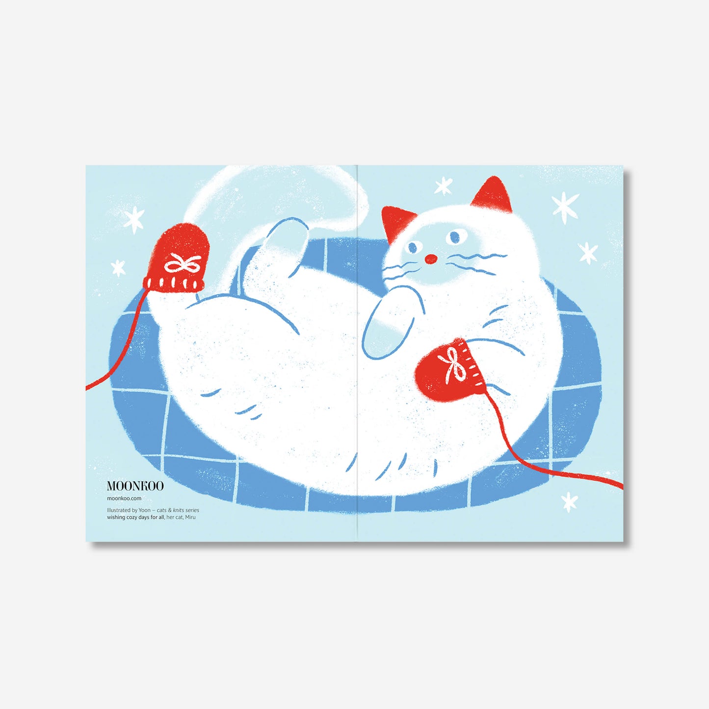 Cat & Knit Series Greeting Card