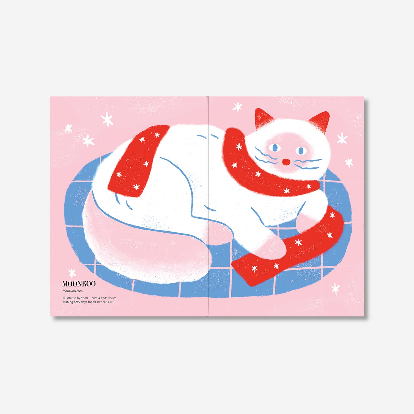 Cat & Knit Series Greeting Card